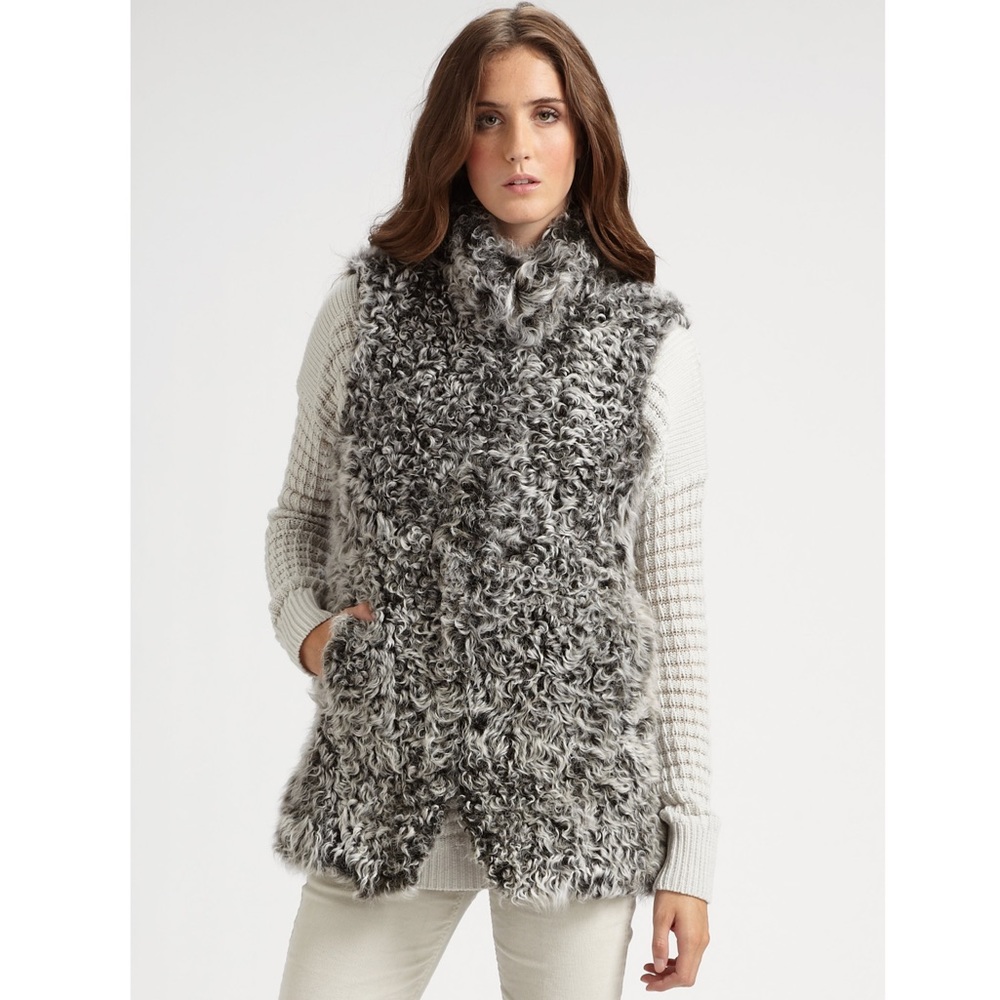 Theory Lamb Fur Vest